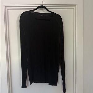 John Varvatos Black Long Sleeve Tee